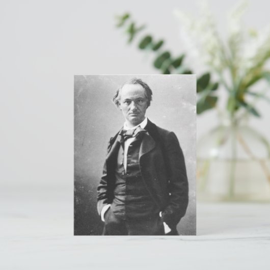 Charles Baudelaire Postkarte (Stehend Vorderseite)