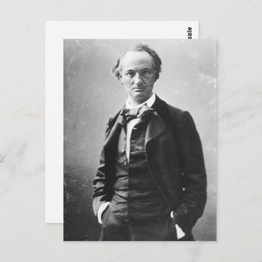 Charles Baudelaire Postkarte (Vorne/Hinten)