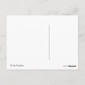 Charles Baudelaire Postkarte (Rückseite)