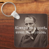 Charles Baudelaire Schlüsselanhänger (Vorderseite)