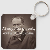 Charles Baudelaire Schlüsselanhänger (Rückseite)