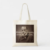 Charles Baudelaire Tragetasche (Rückseite)