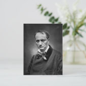 Charles Baudelaire - Vintages Foto 1878 Postkarte (Stehend Vorderseite)