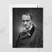 Charles Baudelaire - Vintages Foto 1878 Postkarte (Vorne/Hinten)
