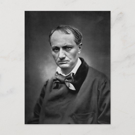 Charles Baudelaire - Vintages Foto 1878 Postkarte (Vorderseite)