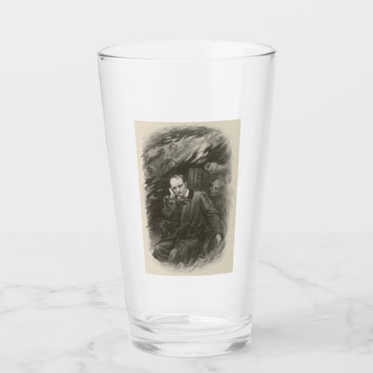 Charles Baudelaire (von Georges Rochegrosse) Glas (Vorderseite)