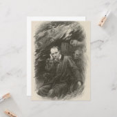 Charles Baudelaire (von Georges Rochegrosse) Karte (Vorderseite/Rückseite Beispiel)