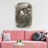 Charles Baudelaire (von Georges Rochegrosse) Leinwanddruck (Insitu (Wohnzimmer))