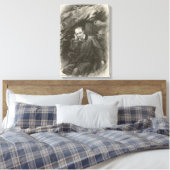 Charles Baudelaire (von Georges Rochegrosse) Leinwanddruck (Insitu (Schlafzimmer))