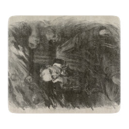 Charles Baudelaire (von Georges Rochegrosse) Schneidebrett