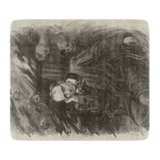 Charles Baudelaire (von Georges Rochegrosse) Schneidebrett (Vorderseite)