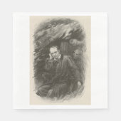 Charles Baudelaire (von Georges Rochegrosse) Serviette (Vorderseite)