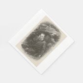 Charles Baudelaire (von Georges Rochegrosse) Serviette (Ecke)