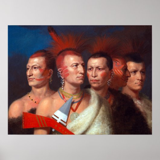 Charles Bird King Young Omahaw, War Eagle Poster (Vorne)