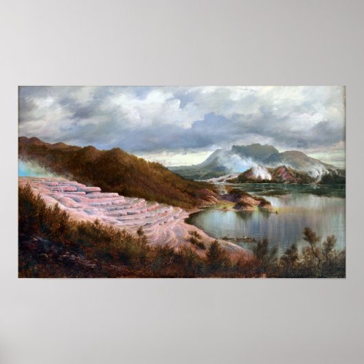 Charles Blomfield Die Terrassen Poster (Vorne)