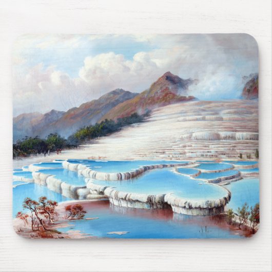 Charles Blomfield White Terraces, Neuseeland Mousepad (Vorne)