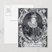 Charles Blount, 8. Baron Mountjoy Postkarte (Vorne/Hinten)