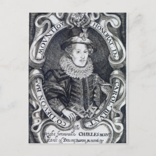 Charles Blount, 8. Baron Mountjoy Postkarte