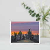 Charles Bridge Post Card Postkarte (Stehend Vorderseite)