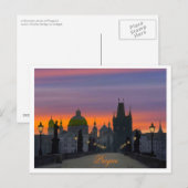 Charles Bridge Post Card Postkarte (Vorne/Hinten)