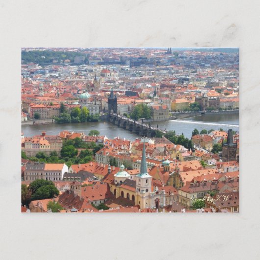 Charles Bridge Postcard Postkarte (Vorderseite)