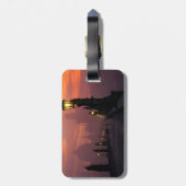 Charles Bridge Prag Gepäckanhänger (Rückseite vertikal)