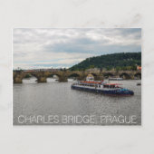 Charles Bridge Prag Postkarte (Vorderseite)