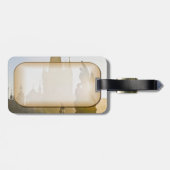 Charles Bridge Prague Morning Gepäckanhänger (Rückseite horizontal)