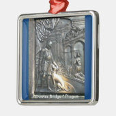 Charles-Brücke Karluv die meiste Prag-Verzierung Ornament Aus Metall (Links)