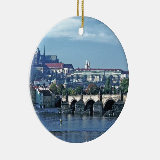 Charles-Brücke Prag Keramik Ornament (Rechts)