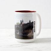 Charles-Brücke, Prag-Tasse Zweifarbige Tasse (VorderseiteRechts)