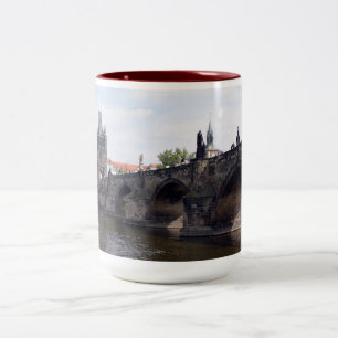 Charles-Brücke, Prag-Tasse Zweifarbige Tasse