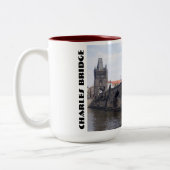 Charles-Brücke, Prag-Tasse Zweifarbige Tasse (Links)