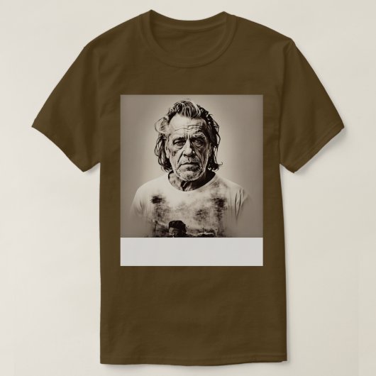 Charles Bukowski 8 T-Shirt (Design vorne)