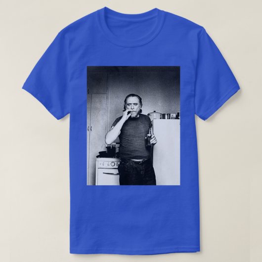 Charles Bukowski Poet und Novelist Fan Design1 T-Shirt (Design vorne)