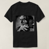 Charles Bukowski - schwarz - Zitat Postcard.png T-Shirt (Design vorne)