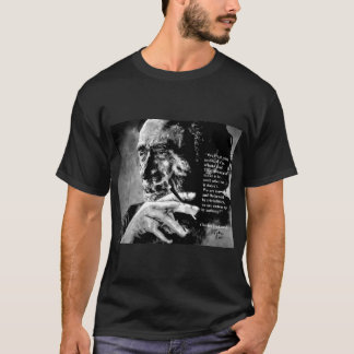 Charles Bukowski - schwarz - Zitat Postcard.png T-Shirt