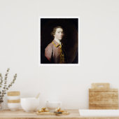 Charles Carroll of Carrollton, c.1763 (Öl auf Canv Poster (Küche)