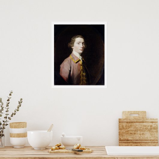 Charles Carroll of Carrollton, c.1763 (Öl auf Canv Poster (Küche)