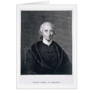 Charles Carroll von Carrollton, eingraviert von As