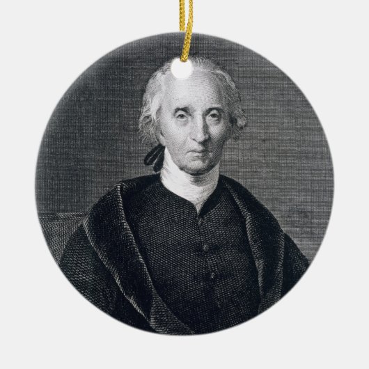 Charles Carroll von Carrollton, graviert durch Keramik Ornament (Vorne)