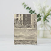 Charles City und Gebäude Postkarte (Stehend Vorderseite)