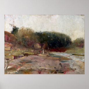 Charles Conder Auf dem Fluss Yarra, in der Nähe vo Poster