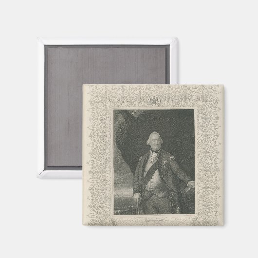 Charles Cornwallis Magnet (Vorderseite/Rückseite)