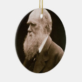 Charles Darwin (1809-82) (Foto) Keramikornament (Rechts)