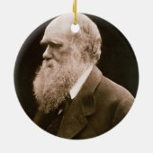 Charles Darwin (1809-82) (Foto) Keramikornament (Hinten)