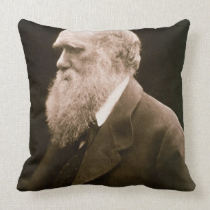 Charles Darwin (1809-82) (Foto) Kissen