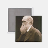 Charles Darwin (1809-82) (Foto) Magnet (Vorderseite/Rückseite)