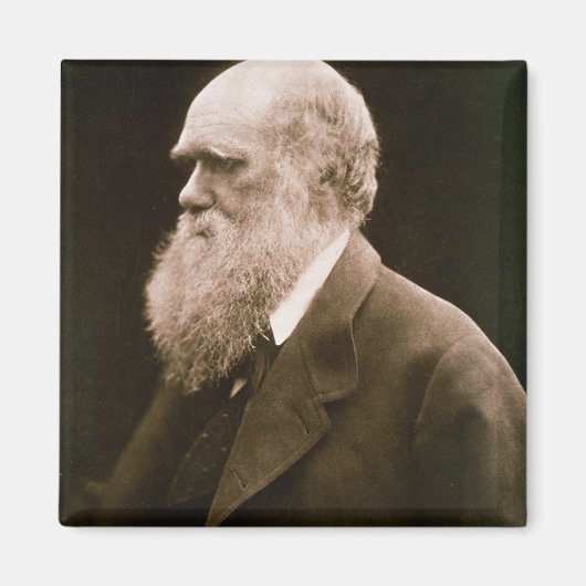 Charles Darwin (1809-82) (Foto) Magnet (Vorne)