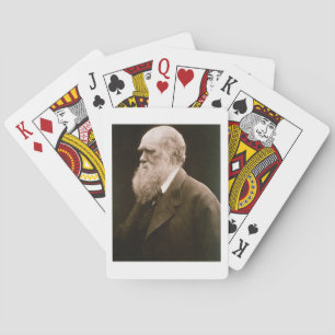 Charles Darwin (1809-82) (photo) Spielkarten